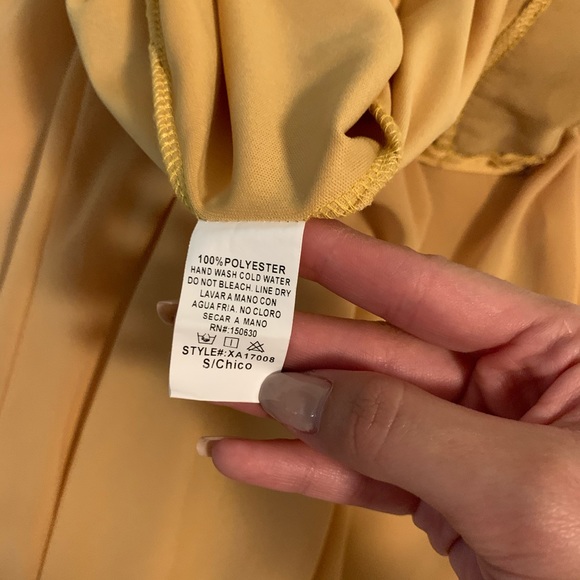 Gorgeous Maxi Gold Yellow Dress - Picture 4 of 4